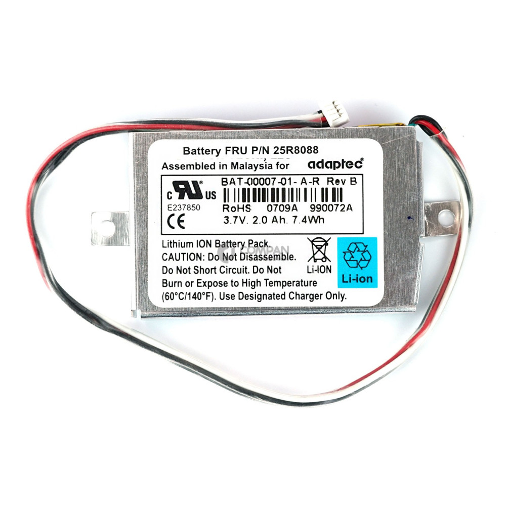 25R8088 IBM XSERIES SERVERAID 3.7 V 8K SAS CONTROLLER CARD BATTERY